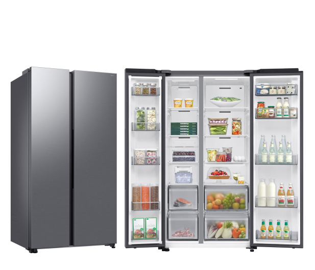Lodówka Samsung RS70F65QETEO No Frost 178,6cm Stal Szczotkowana Kostkarka Twistowa AI 655L - 1351924 - zdjęcie